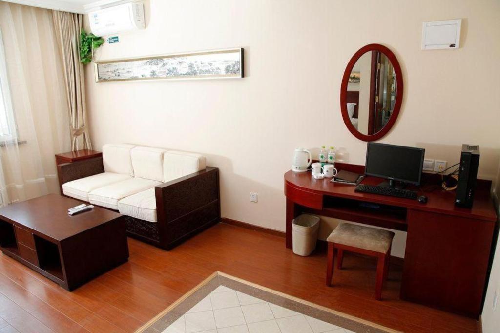 GreenTree Inn Beijing East Yizhuang District Second Kechuang Street Express Hotel Buitenkant foto