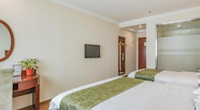 GreenTree Inn Beijing East Yizhuang District Second Kechuang Street Express Hotel Buitenkant foto