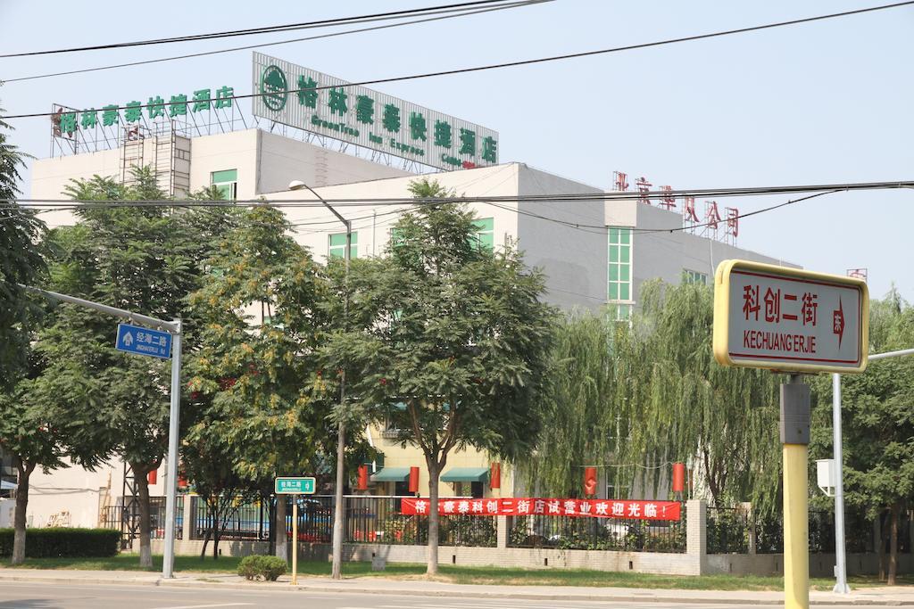 GreenTree Inn Beijing East Yizhuang District Second Kechuang Street Express Hotel Buitenkant foto